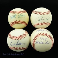 1959 White Sox Signed Baseballs (4)