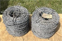 2 Rolls OK Brand Barbed Wire