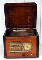 Vintage Silvertone Am Fm Radio Record 78 Player
