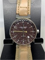LOUIS VUITTON AUTHENTIC AUTO WATCH WORKS NICE NOTE