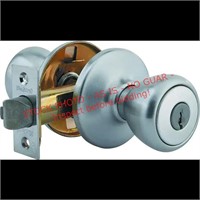 Kwikset Tylo Keyed Entry Lockset Satin Chrome