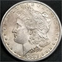 1882-S US Morgan Silver Dollar BU