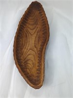 Vintage Wood Carved Console Bowl.