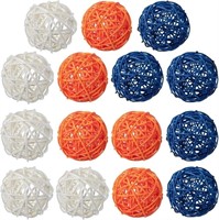 R1172  Wicker Rattan Decor Balls 2" (15pcs)