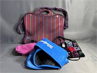 Computer Bag, Cosmetic Bag, Walgreens Braces Qty 2