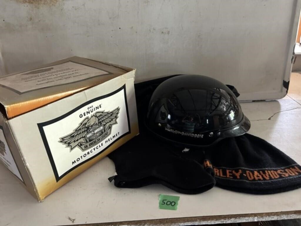 Harley Davidson - helmet, mask, cap, box, bag