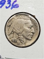 High Grade 1936 Buffalo Nickel