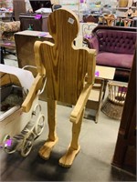 Wooden Standing Hand Made Mannequin