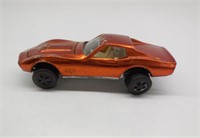 Custom Corvette Orange Redline Hot Wheels 1968