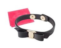 Ferragamo Leather Bow Bracelet