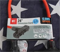 24"  - 3way Extension Cord