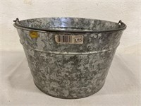 14"x8” Galvanized Metal Bucket