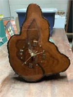 Handmade Cypress Clock