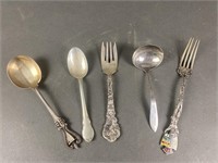 Antique Mixed Sterling Silver Lot