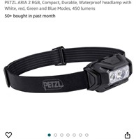 PETZL ARIA 2 RGB, Compact, Durable, Waterproof