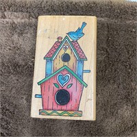 Rubber Stampede StampWhimsical Birdhouse
