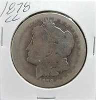 S: 1878 CC MORGAN DOLLAR