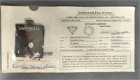 One Carat Cubic Zirconia Gemstone w/ Certificate