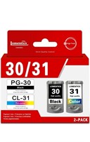 (New) (2 pack) PG-30 Black and CL-31 Color Ink
