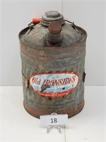 1 Gallon Old Ironsides Metal Gas Can - USA Made