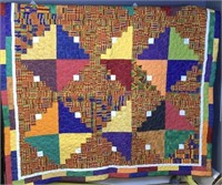 Log Cabin Quilt Made For Nancy Waters & Quilt