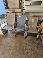 4pc asst patio chairs