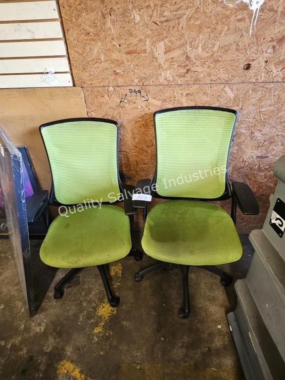 2- office chairs (used)