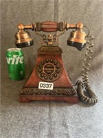 Vintage Style Reproduction Phone, Antiqued Gold