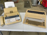 Brother Fax Machine, Canon Typewriter