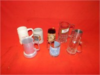 Misc glass mugs