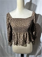 New Lucy Paris XS Smocked top MSRP $78