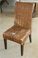 Wicker Style Chair - As Is