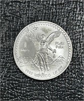 1993 Mexico 1oz Silver Libertard *MS65