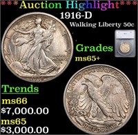 ***Auction Highlight*** 1916-D Walking Liberty Hal
