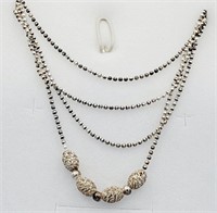 STERLING SILVER 30" NECKLACE