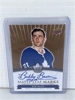 Bobby Baun autographed 2017 Upperdeck hockey card