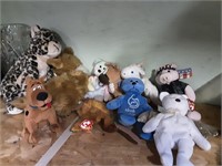 Assortment of Beanies & Other Vintage Plushes