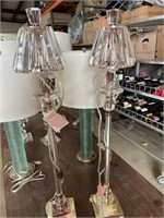 2 Glass Lamps