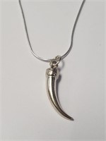 SILVER 16" NECKLACE