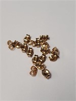 16 PC 10KT EARRING BACKS 1 GR