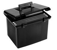 Pendaflex Portable File Box with File Rails