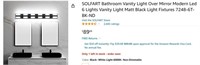 SOLFART Bathroom Vanity Light Over Mirror