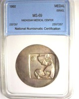 1960 Medal NNC MS69 Israel