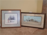 2 P. Buckley Moss Framed Prints