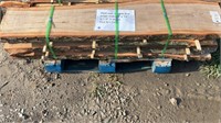 Red oak double live edge slabs 5’ x14in x 1.5in 5