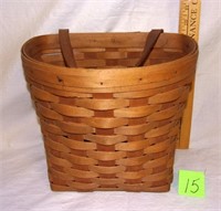 lg. henn workshop basket w/strap handle