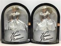 2 Vanna Platinum dolls.