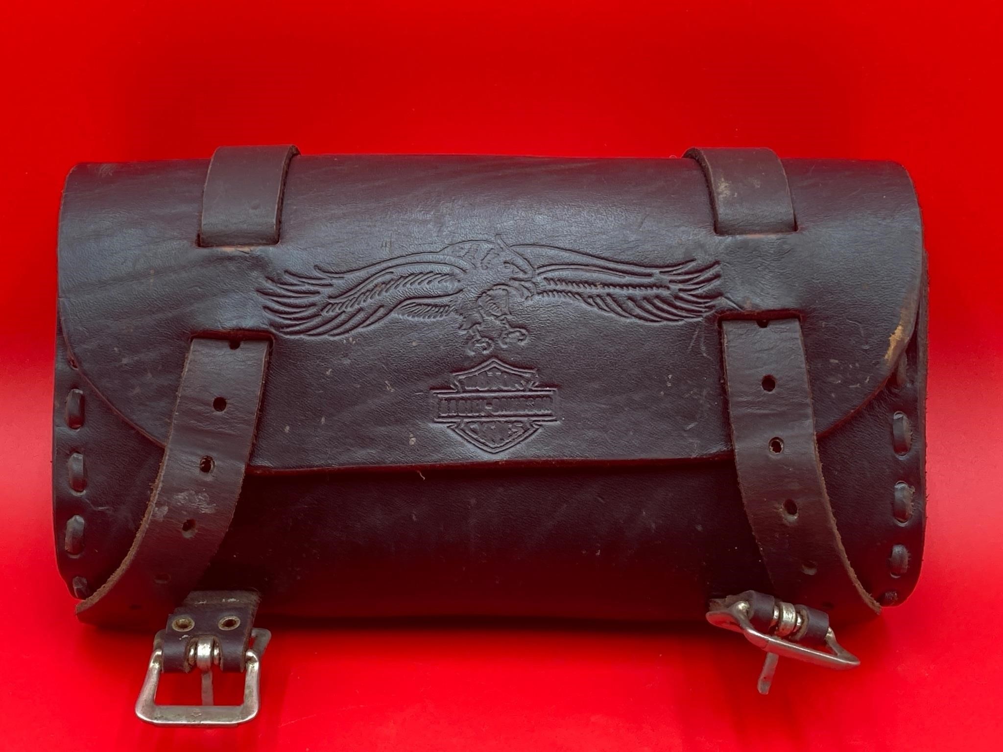 Leather Harley-Davidson Handlebar Bag