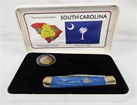 South Carolina Commemorative Knife & Coin Set
