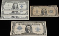 (5) $1 SILVER CERTIFICATES